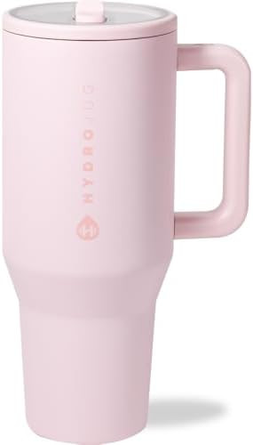 HydroJug Traveler - 40 oz Water Bottle with Handle & Flip Straw - Fits in Cup Holder, Leak Resist... | Amazon (US)