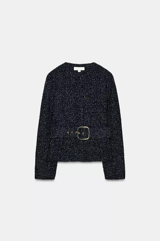 BLAZER STRUTTURATO CON CINTURA | Zara IT