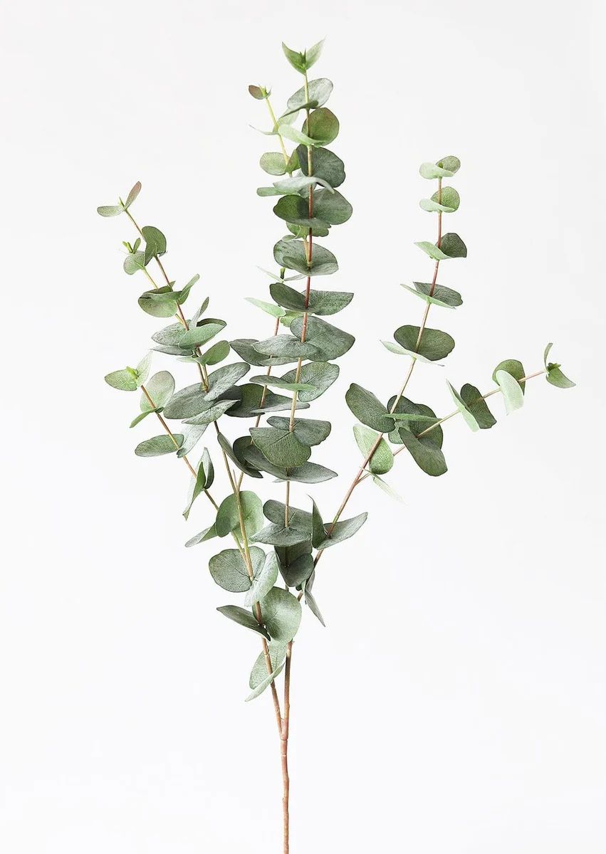 Green Grey Artificial Spiral Eucalyptus - 40" | Afloral
