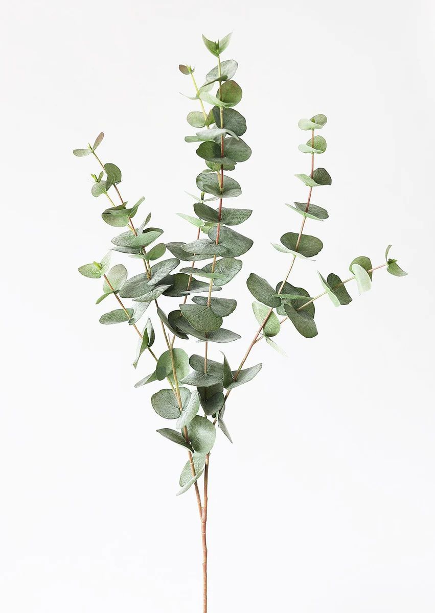 Green Grey Artificial Spiral Eucalyptus - 40" | Afloral