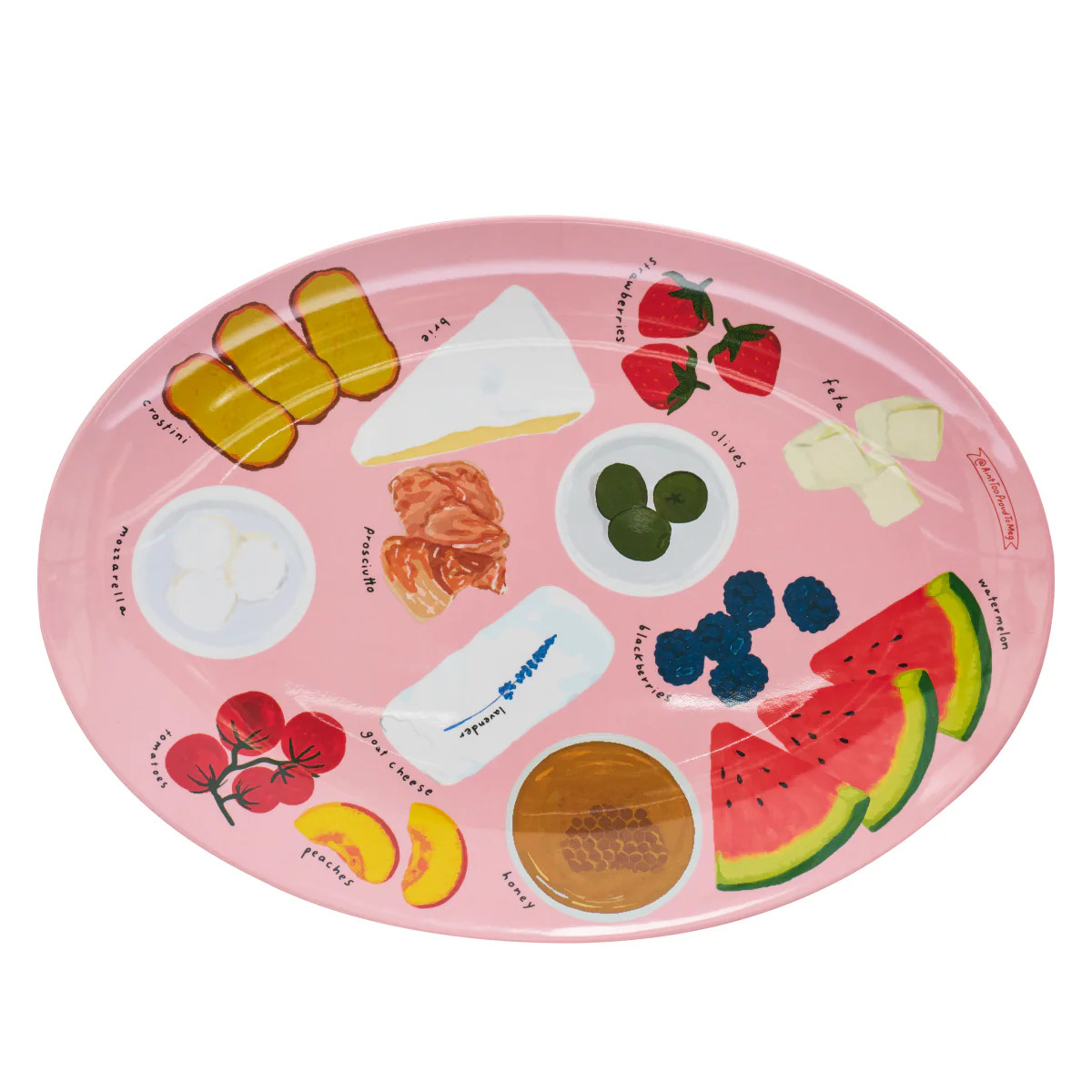 Meg Quinn Melamine Serving Tray | Sophistiplate