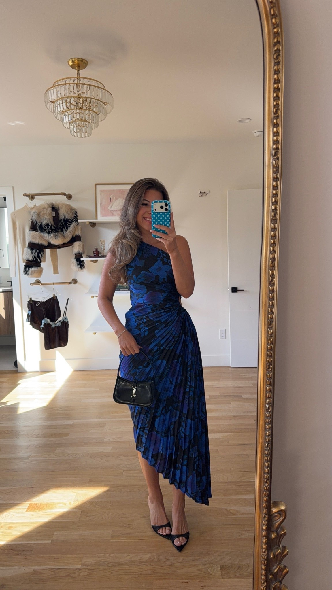 blue and black floral one-shoulder midi with a pleated asymmetric skirt and a side cutout vici fall and winter wedding guest and special occasion dress ✨

codes -
vici: emerson30
vivrelle: emerson20 
electric picks: emerson20

In 5’4” and wearing my usual smalls

fall event, fall wedding guest dresses, cocktail dresses, semi-formal dresses, black tie wedding guest dresses, destination wedding guest dresses, garden party dresses, wedding guest outfit ideas

#LTKWedding #LTKgrwm #LTKootd