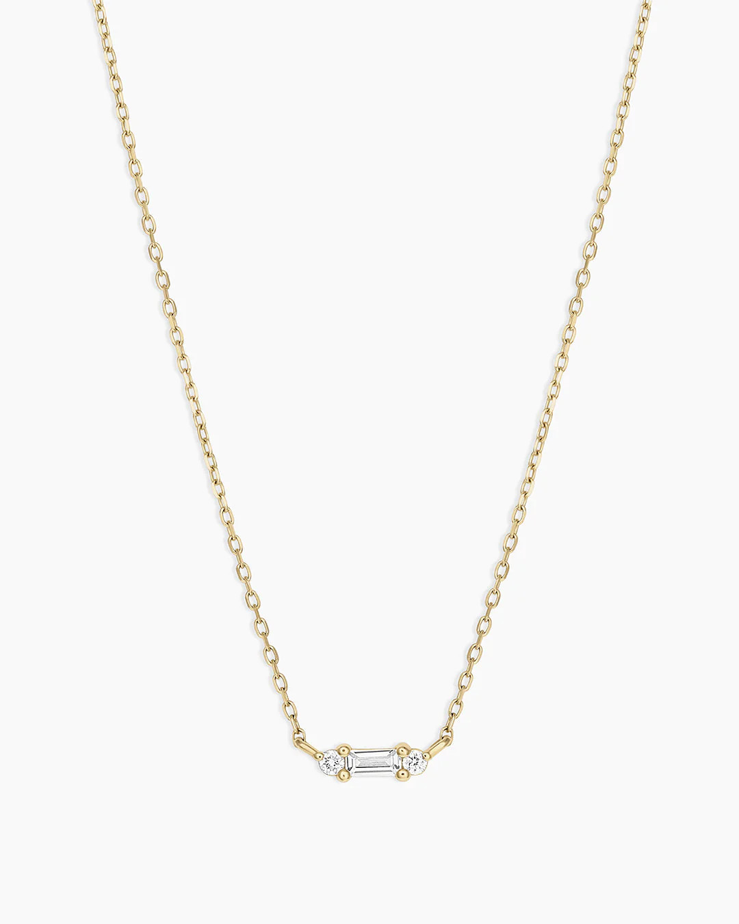 Diamond and White Sapphire Amara Necklace | gorjana