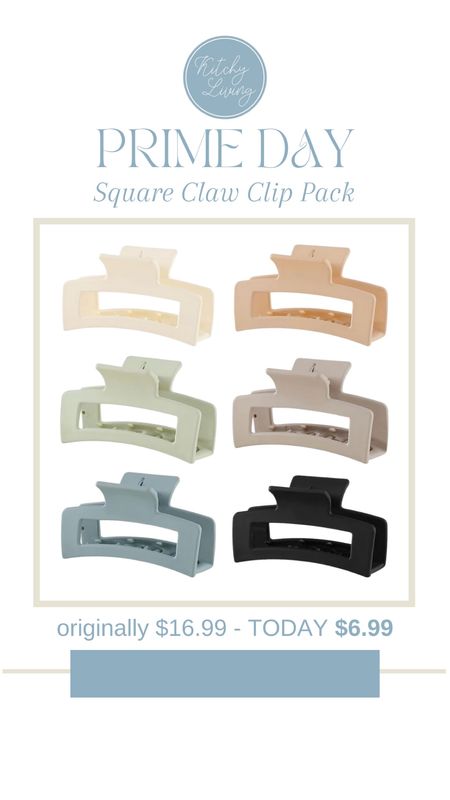 My favorite claw clips now $10 off for a pack of 6! Snag them while you can #primeday #amazonprime #clawclips 

#LTKsalealert #LTKxPrimeDay #LTKbeauty