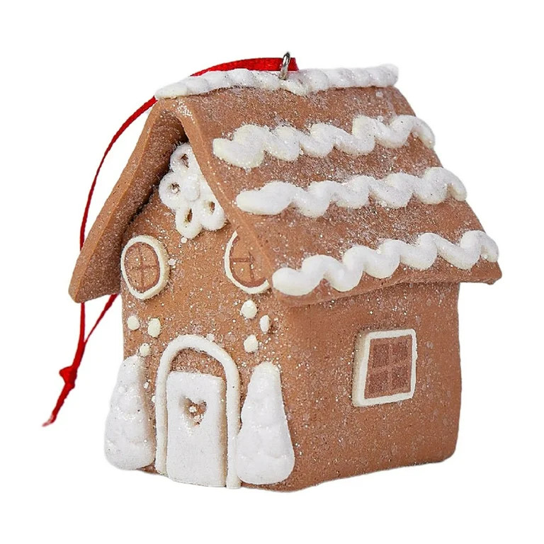 Wadada Gingerbread House Ornaments Holiday Christmas Tree Ornament Set Gingerbread Christmas Deco... | Walmart (US)