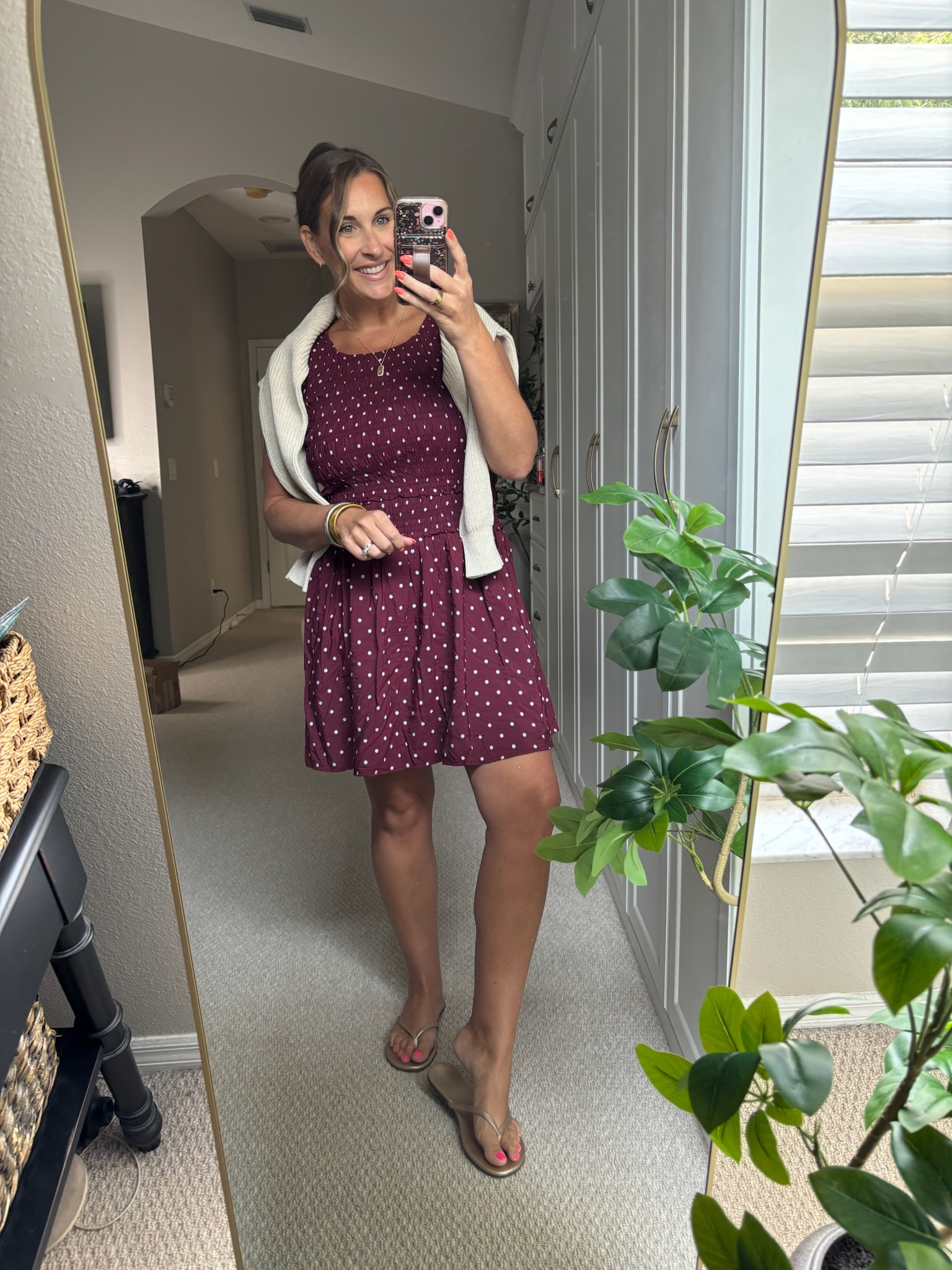 A best seller from last week!!!🍂🤎  I love the polka dots & the color!

Summer, fall, dress, @Target

#LTKSaleAlert #LTKootd #LTKSeasonal