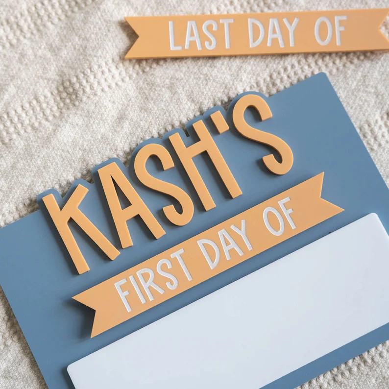 First Day of School Sign Back to School Sign First and Last Day School Sign Back to School Photo ... | Etsy (CAD)