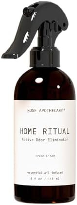 Muse Apothecary Home Ritual Active Odor Eliminator Spray - Furniture Deodorizer Spray & Bathroom ... | Amazon (US)