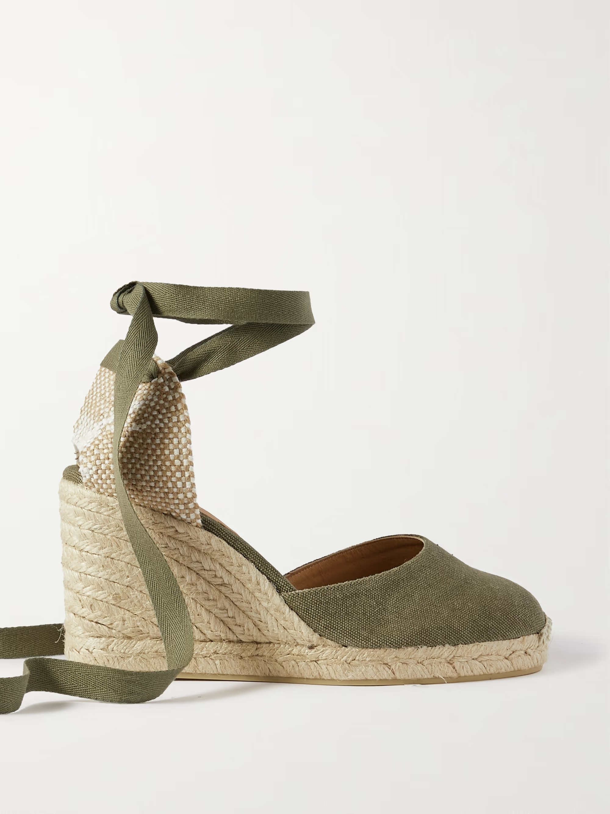 Carina 80 canvas wedge espadrilles | NET-A-PORTER (US)