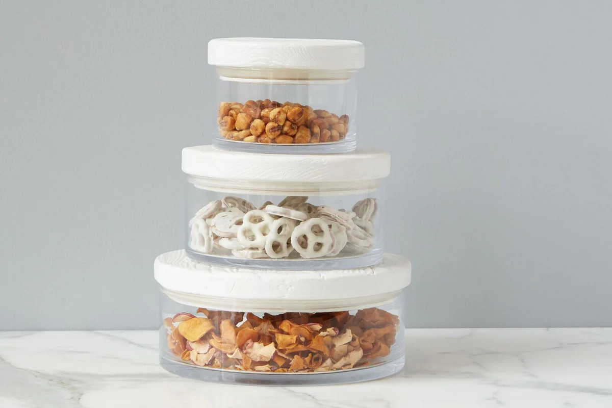 Bianca Wood Top Canister | etúHOME