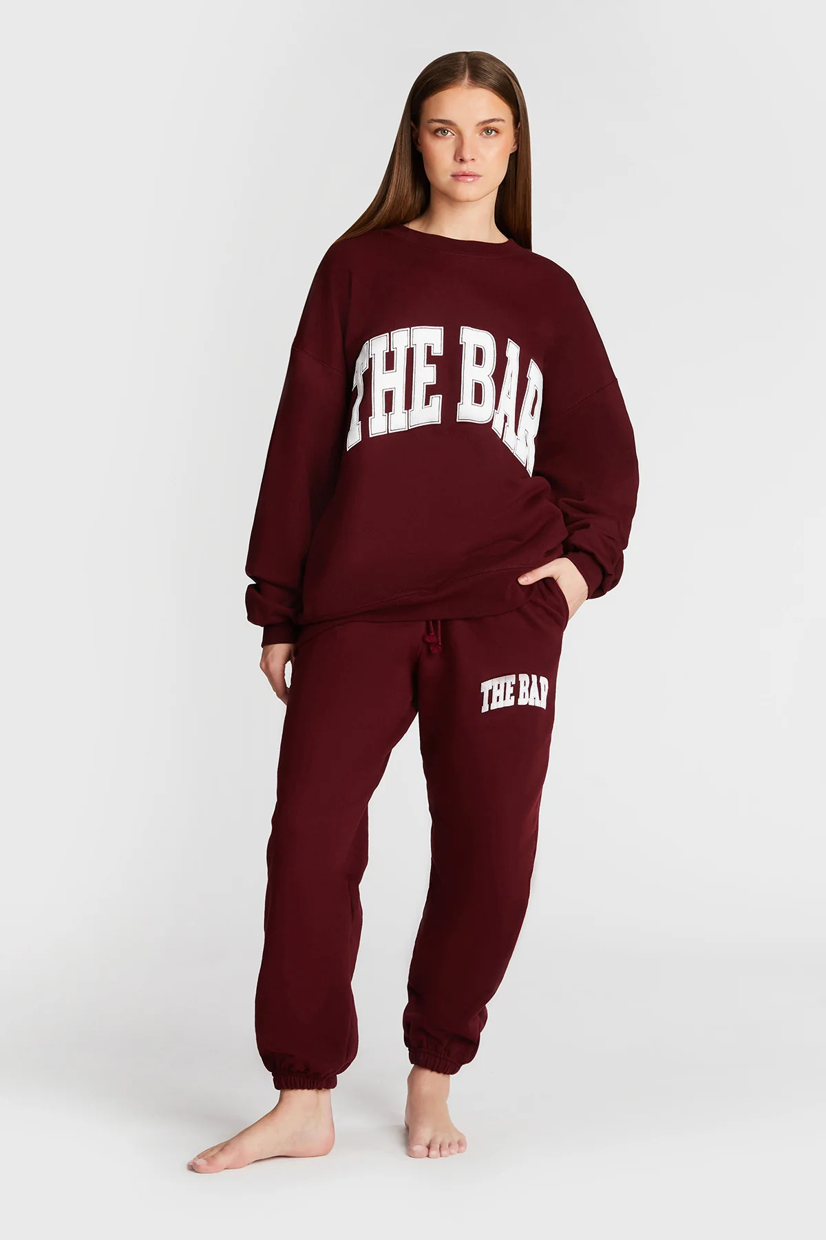 VARSITY SWEATPANTS MAROON | The Bar