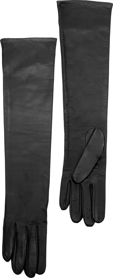 Made in Italy long leather gloves with cashmere lining | Nordstrom