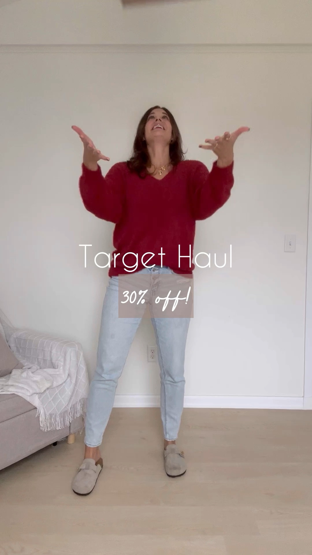 Target is 30% off for all apparel and shoes! 

#LTKVideo #LTKCyberWeek #LTKHoliday