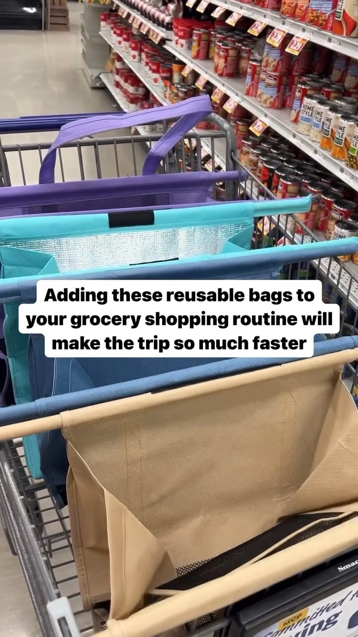 When I go grocery shopping, I’m usually the person that wants to carry all 70,000 bags in at one time lol. No seriously, I don’t like making multiple trips to car. And I DEFINITELY don’t like having millions of plastic bags left 😵‍💫

These reusable grocery bags are my new jam for several reasons:

✔️ Ability to hold over 60 pounds in each bag
✔️ They’re machine washable
✔️ I’m able to streamline my shopping experience & organize while I shop



What’s a pain point in your grocery shopping experience?

#grocerybag #grocerylist #reusablebags #grocerygetter #groceryshoppingtips #shoppingwithkids #sustainableshopping #sustainablebags

#LTKHome #LTKBacktoSchool #LTKVideo