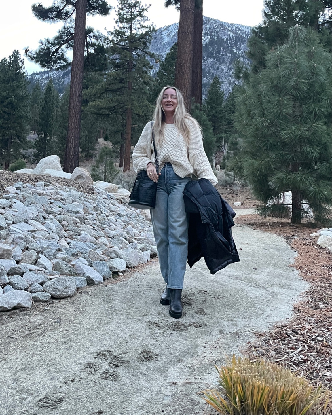 Cozy fisherman sweater kind of day. Love how it could pair just as easily with shorts in the Spring. 🤍

#LTKSeasonal #LTKstyletip