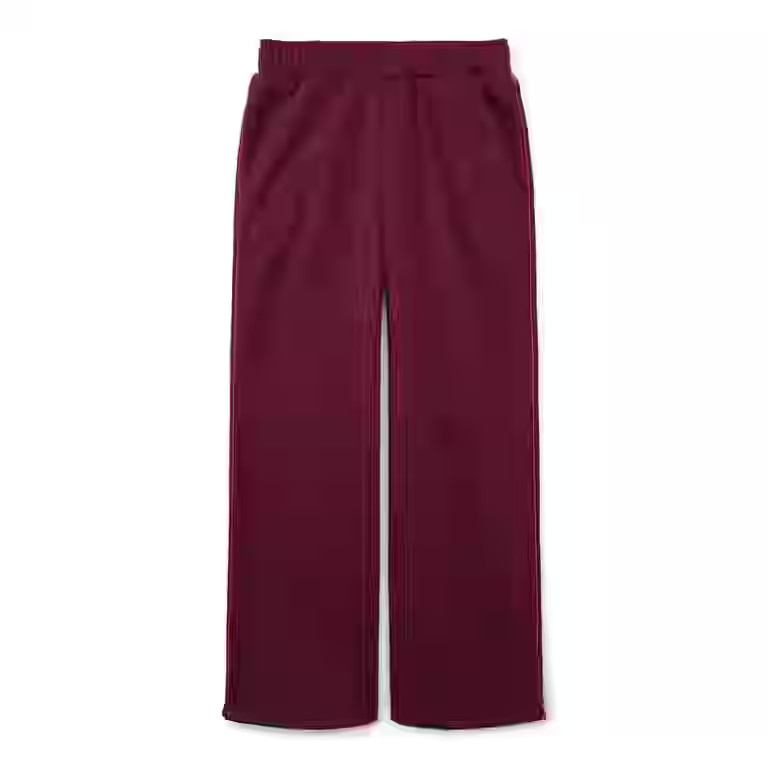 Weekend Academy Girls Rolled Waist Fleece Sweatpants, Sizes 4-18 | Walmart (US)