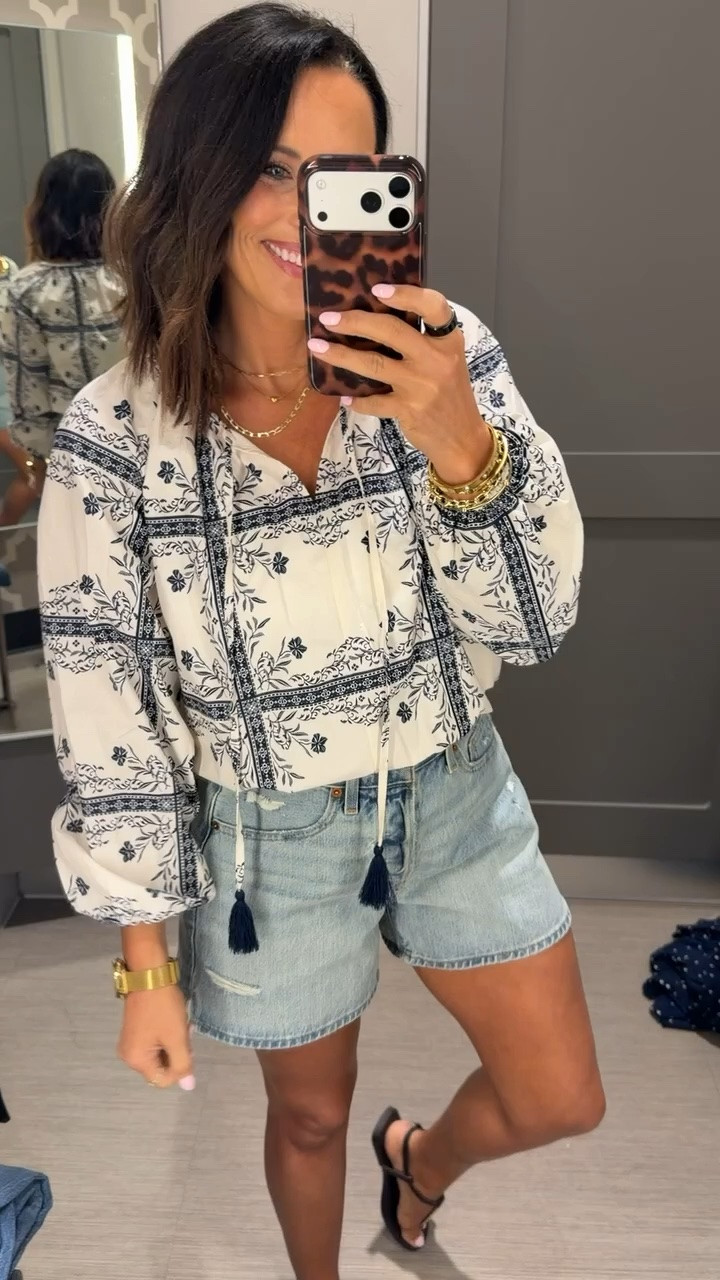 Target top 🤍 wearing size XS. This one is so cute on—love the little details and how easy it is to throw on with denim.

printed blouse, boho top, lightweight top, summer blouse, casual outfit, denim shorts outfit, everyday style, easy outfit ideas, affordable fashion, target finds

#targetstyle #targetfinds #bohotop #summeroutfit #casualstyle #denimshorts #womensfashion #ltkstyle #ltkunder50 #outfitinspo