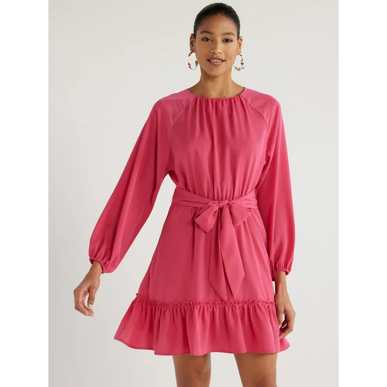 Scoop Women’s Fit and Flare Dress, Sizes XS-XXL | Walmart (US)