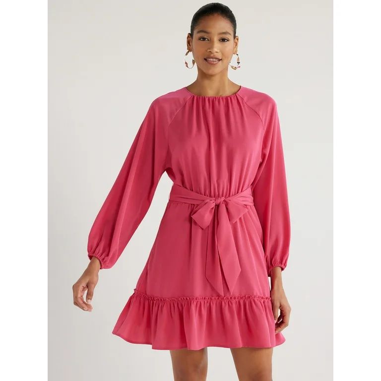 Scoop Women’s Fit and Flare Dress, Sizes XS-XXL - Walmart.com | Walmart (US)
