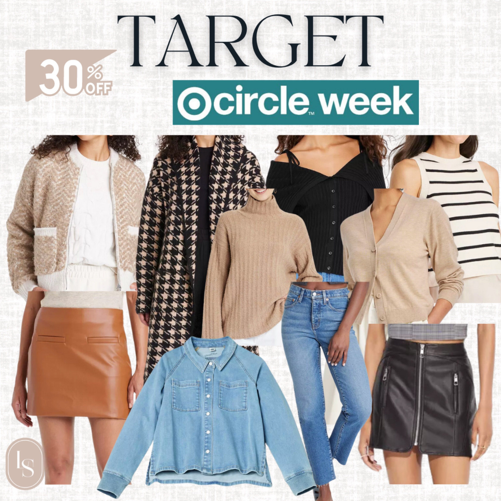 Target Circle Week! 30% off sweatshirts, sweaters and bottoms for all! Lots of great fall finds including skirts, jeans and fall layers! 

#LTKSeasonal #LTKFindsUnder50 #LTKSaleAlert
