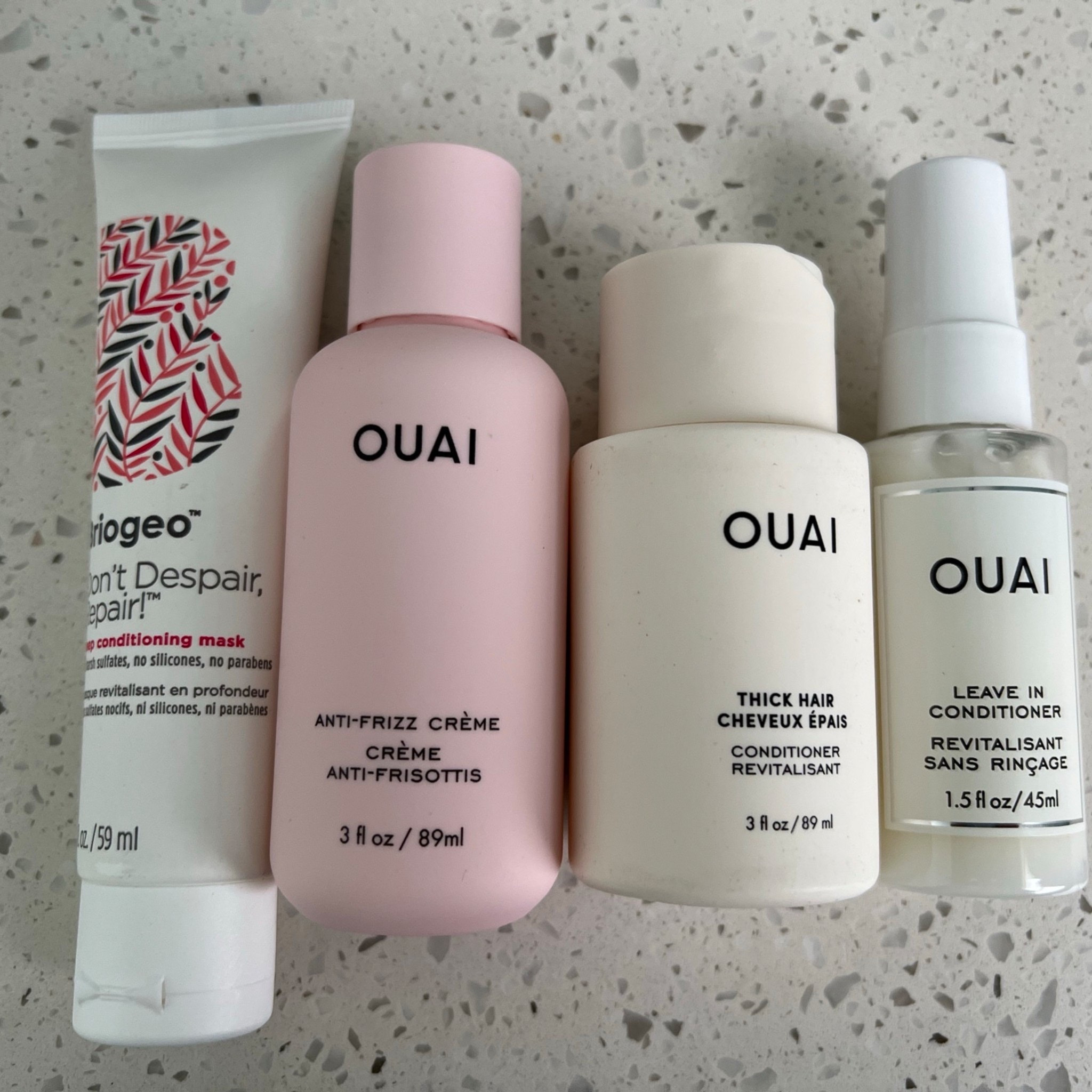 Stocked up on travel-sized hair care! #ouai and #briogeo are two of my favorites! Conditioner and anti frizz creams are in my daily rotation! 

#LTKFindsUnder100 #LTKBeauty #LTKOver40