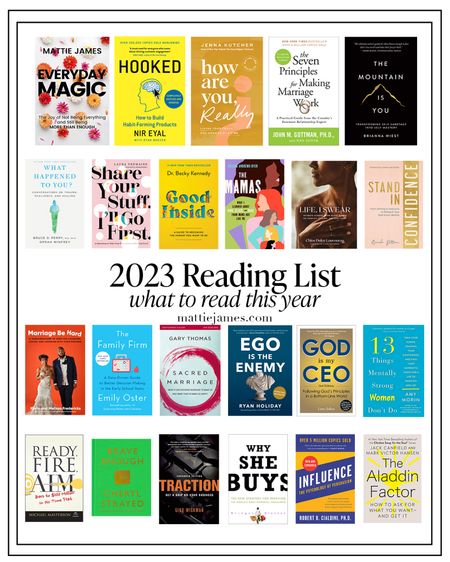 My 2023 reading list 

#LTKunder50 #LTKunder100