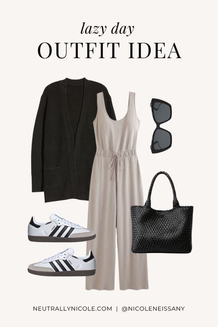 Lazy day outfit

// casual outfit, cozy outfit, jumpsuit outfit, rainy day outfit, athleisure outfit, errands outfit, school outfit, coffee shop outfit, brunch outfit, travel outfit, airport outfit, casual winter outfit, winter to spring outfit, spring transition outfit, spring transitional outfit, casual spring outfit, cardigan sweater, sweater cardigan, leather bag, leather tote, woven tote bag, sunglasses, Adidas samba sneakers, neutral sneakers, casual sneakers, everyday sneakers, DIFF eyewear, Amazon fashion, aerie, Petal and Pup, Lulus, Abercrombie, neutral outfit, neutral fashion, neutral style, Nicole Neissany, Neutrally Nicole, neutrallynicole.com (2.18)

#LTKU #LTKsalealert #LTKitbag #LTKfindsunder50 #LTKstyletip #LTKshoecrush #LTKtravel #LTKfindsunder100 #LTKSeasonal