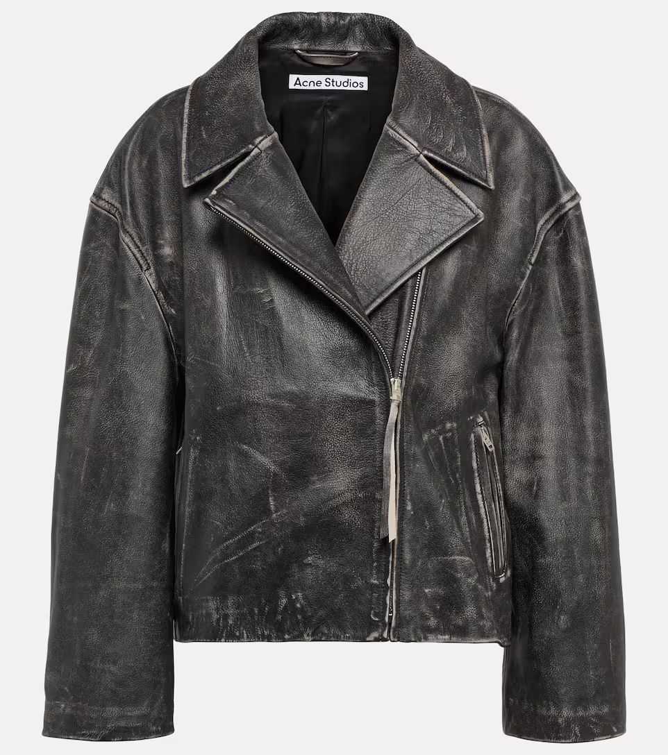 Leather biker jacket | Mytheresa (UK)