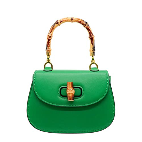 Womens Tote Bag,Bamboo Shaped Top Handle Satchel Crossbody | Amazon (US)
