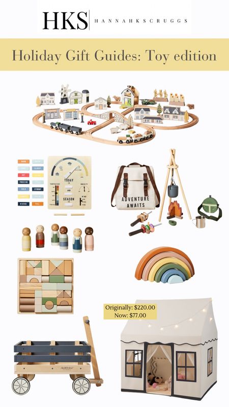 Holiday gift guides - toys - toddler gifts - wooden toys - target finds 

#LTKHoliday #LTKGiftGuide #LTKkids