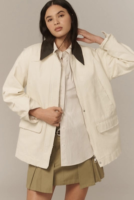 Apparis Clive Canvas Workwear Jacket | Anthropologie (US)