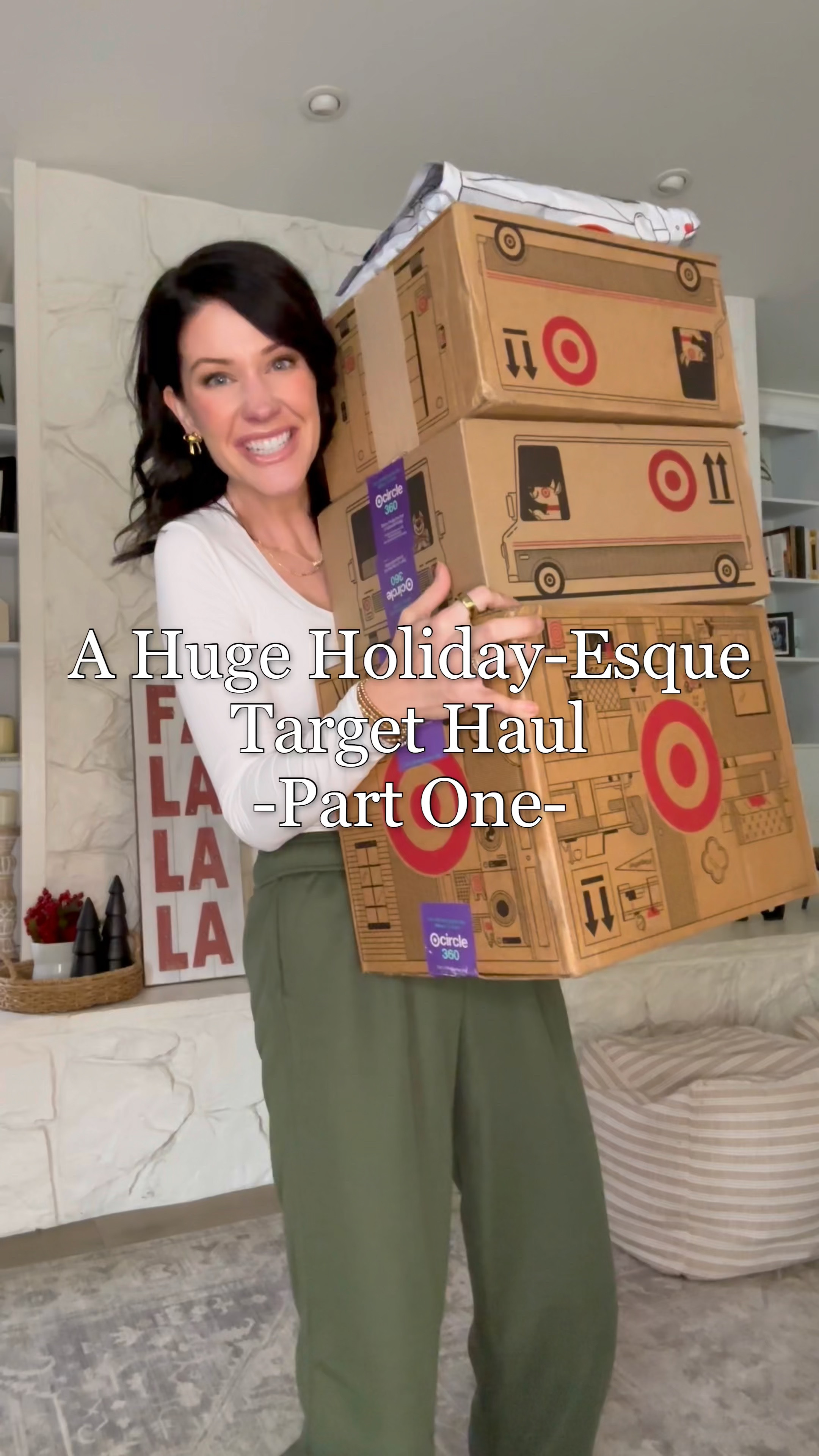 Sizing:
Olive green/metallic pants : 4R (if between, go up)
Bow Sweater: TTS - size small 
Red Trousers: 4 tts or size down 
Rhinestone Heels: TTS or go up half a size 

Which of these holiday outfits would you wear? I need somewhere fun to go now to rock these bow heels. 👠 

#bowheels #bowsweater #targetstyle🎯 #targetfashionfinds #targetholiday #holidayoutfitideas #holidaypartyshoes #redtrousers #redpowersuit 

What I share: holiday inspiration, mom outfits, mom looks, classy but casual outfits, bow everything, stripes, gold jewelry, silver jewelry, heels, holiday shoes, classy outfits

#LTKFindsUnder50 #LTKSeasonal #LTKHoliday