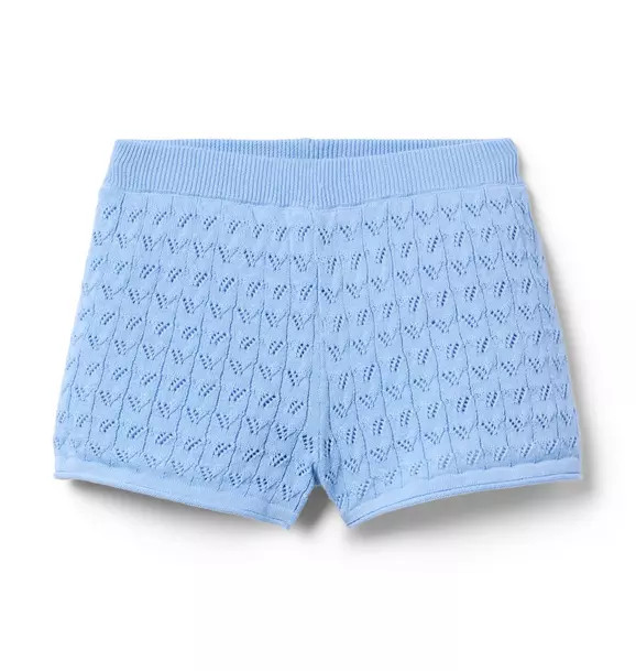 Pointelle Sweater Short | Janie and Jack
