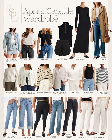 April’s capsule wardrobe and 30 outfits on the blog 

#LTKover40