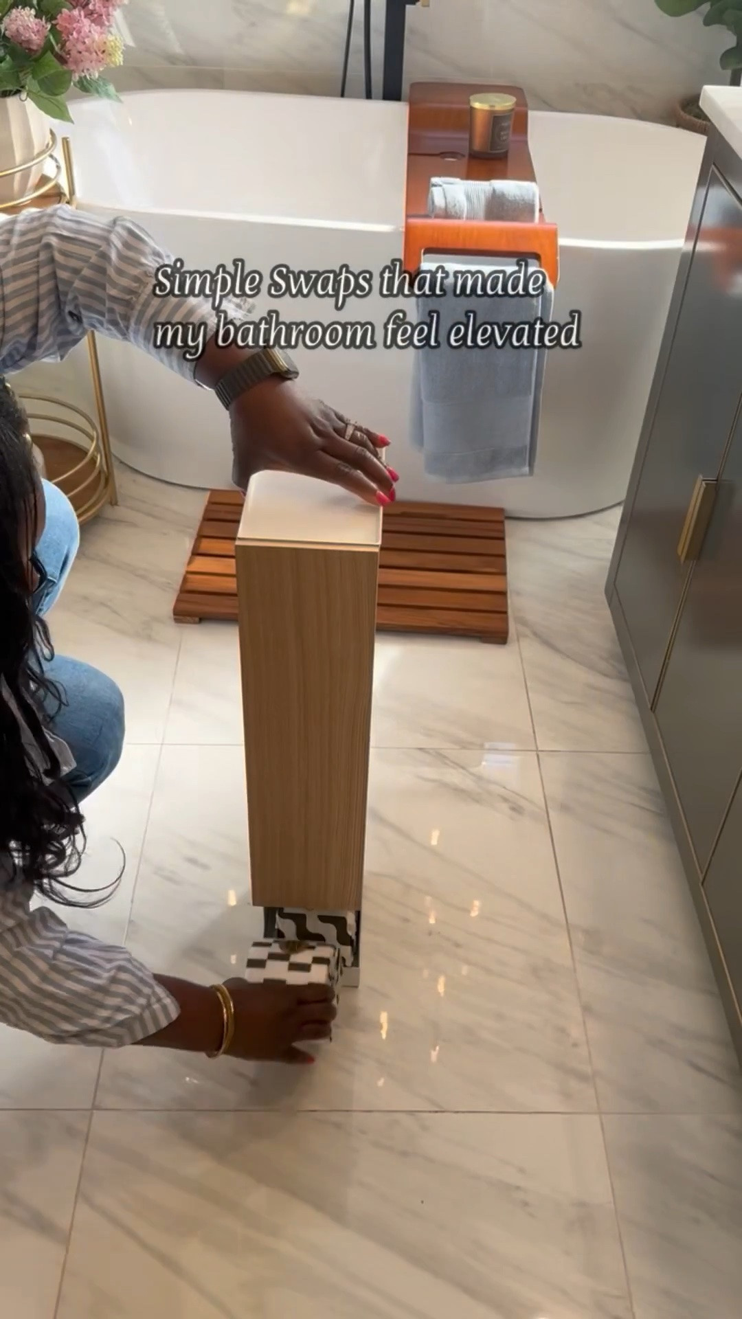 Bathroom gadgets that make this space feel more elevated 👌🏾

#LTKHome #LTKSaleAlert