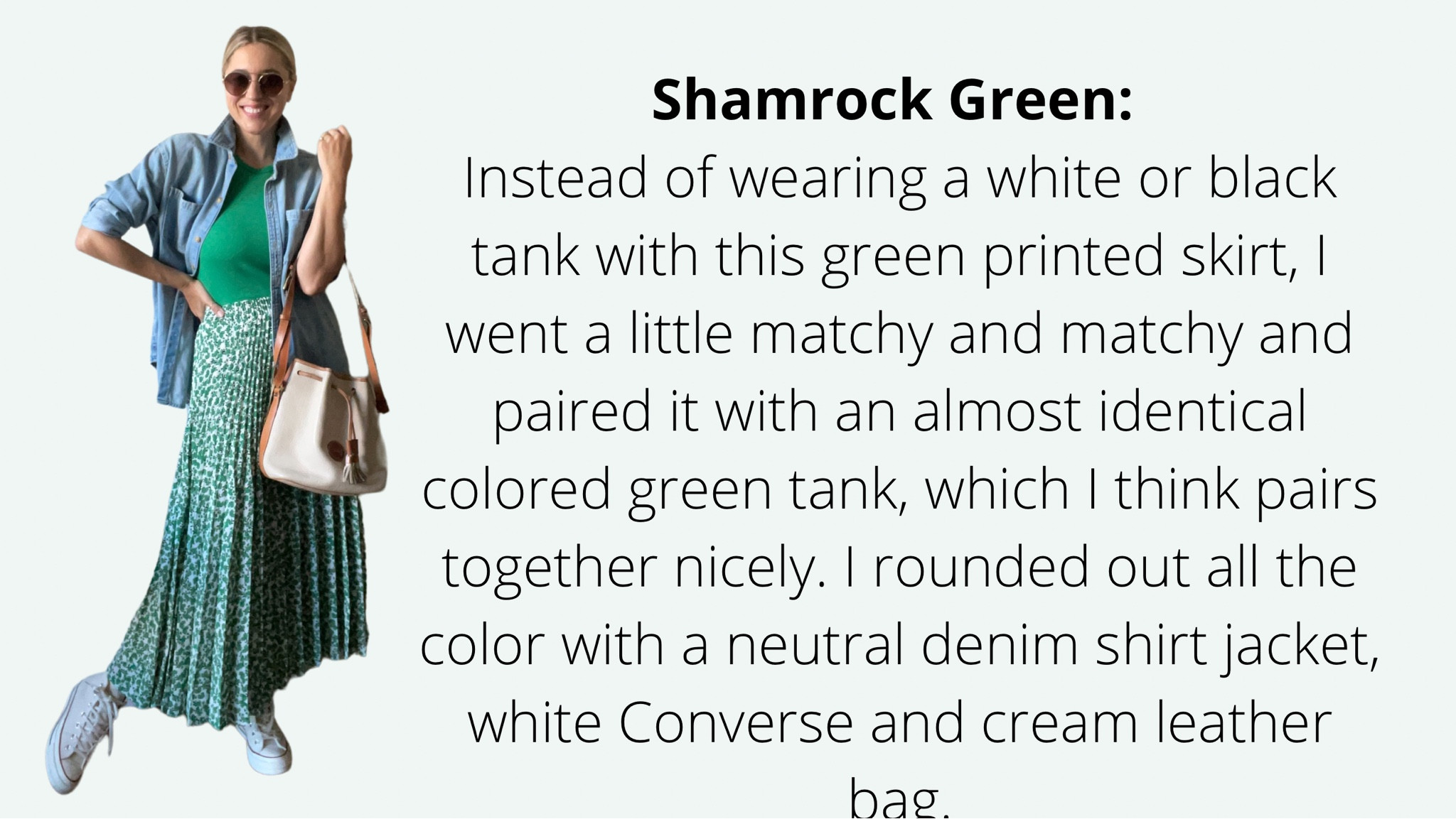 How to style shamrock green.