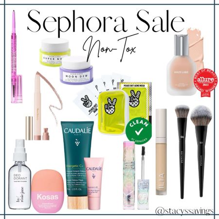 All of the non-toxic beauty & skin care items I got from the Sephora Sale! I’m fair with cool/neutral undertones. 

#LTKbeauty #LTKxSephora #LTKsalealert