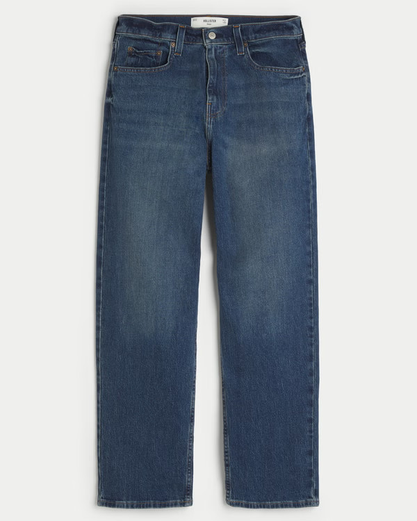 Dark Wash Baggy Jeans | Hollister (US)