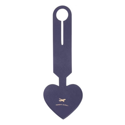 Unique Bargains Heart Shape Luggage Tag Deep Blue 1 Pc | Target
