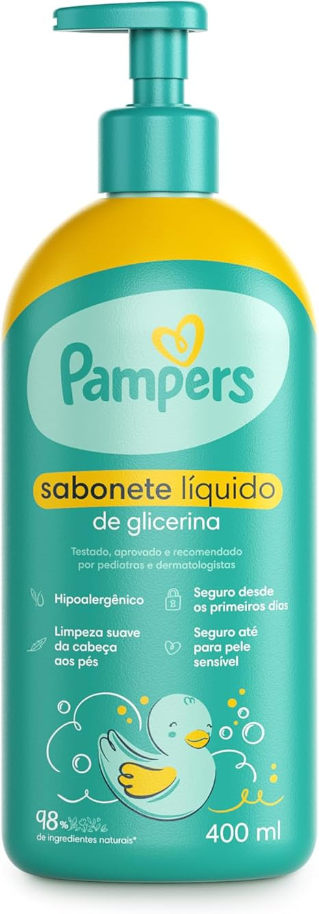 PAMPERS SAB LIQ CPO GLICERINA 400ml | Amazon (BR)