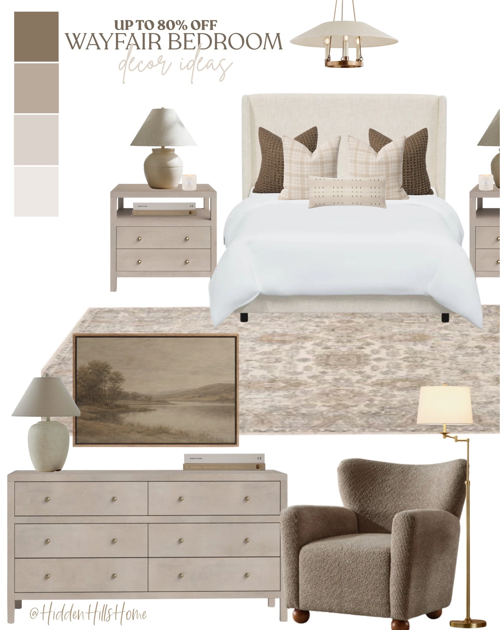 #ad Cozy bedroom inspiration for the biggest sale of the summer!! It’s one of my favorites!👏🏼@Wayfair’s Black Friday in July is here with up to 80% off and FREE shipping sitewide! Shop the sale now July 23-27! 
#wayfair #WayfairPartner

#LTKHome #LTKSaleAlert #LTKSeasonal