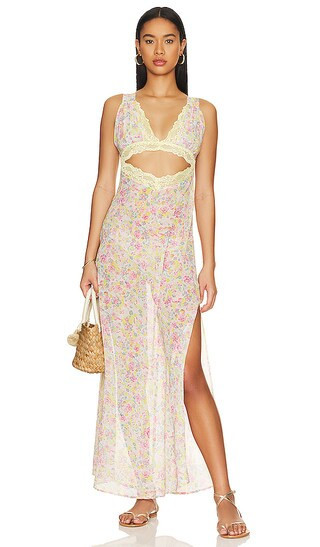 Kimi Dress in Floral | beach vacation dress vacation style vacation wear vacation outfits | Revolve Clothing (Global)