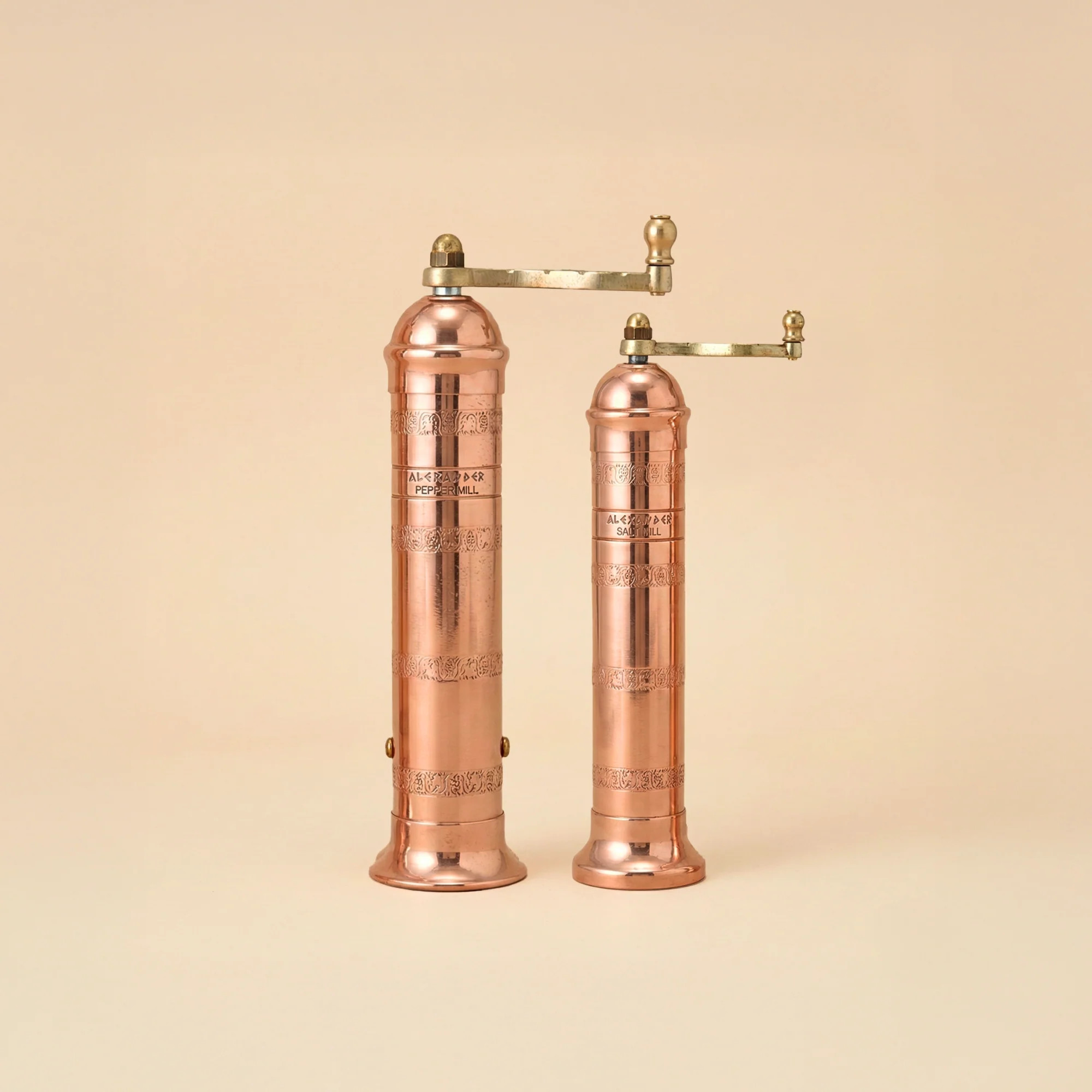 Brass & Copper Salt & Pepper Mills | Cove Home