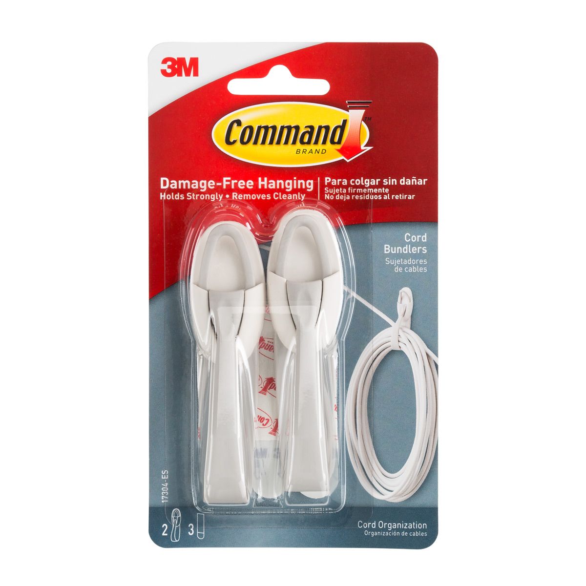 Command Cord Bundlers White Pkg/2 | The Container Store