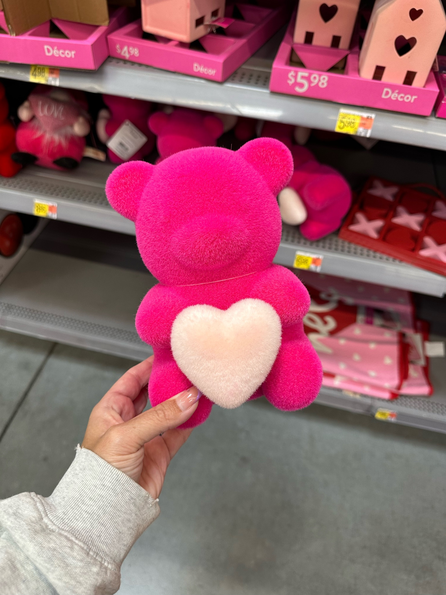 The sweetest flocked conversation heart bears 🐻🩷 available in 4 colors @walmart

#LTKhome #LTKfamily #LTKSeasonal