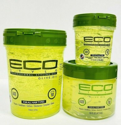 Eco Styler Professional Olive Oil Styling Hair Gel Maximum Hold 32/16/8fl oz NEW | eBay US