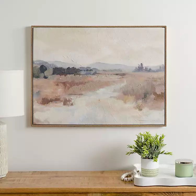 New! Dreamy Landscape Framed Canvas Art Print | Kirkland's Home