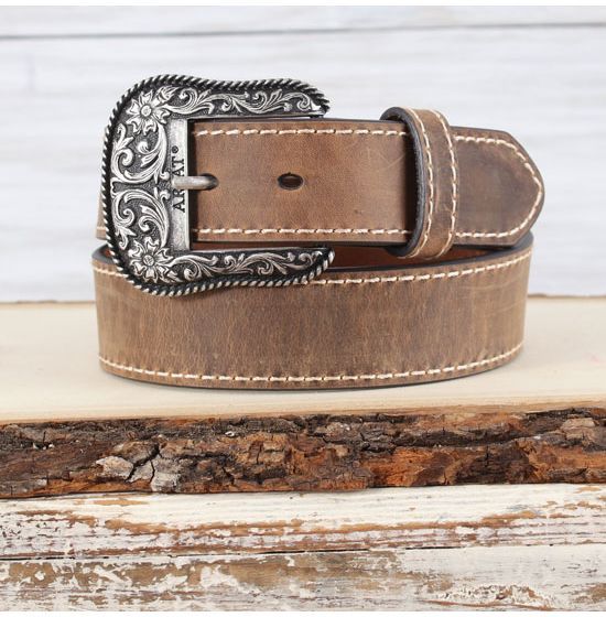 Ariat Brown Leather Belt | Rod's Western Palace/ Country Grace