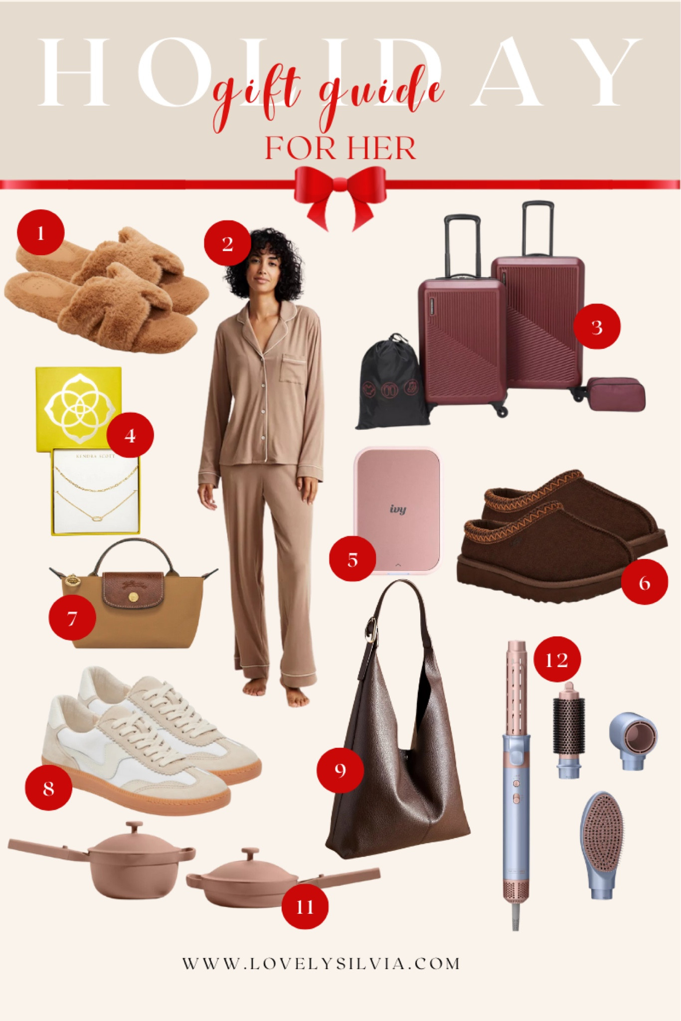 Holiday gift guide for her 

Gifts for her, Christmas gifts for her, holiday gifts for her, women gift ideas, slippers, luggage, pajamas, photo printer, handbag, hair tool, jewelry, sneakers

#LTKHoliday #LTKGiftGuide #LTKSeasonal