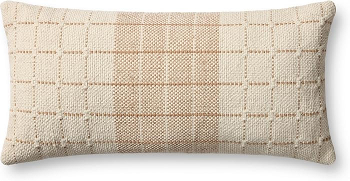 Loloi II Collection PLL0193 Natural/Rust 12'' x 27'' Cover w/Down Pillow | Amazon (US)